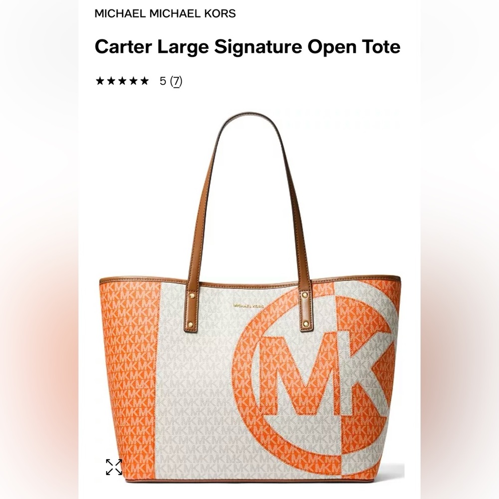 Very spacious Michael Kors purse! Only used once for 2 hours!